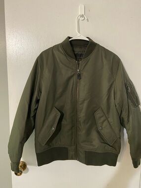 Uniqlo Olive Green Bomber Jacket
